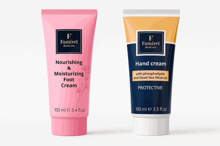 ההבדל בין קרם ידיים לקרם רגליים